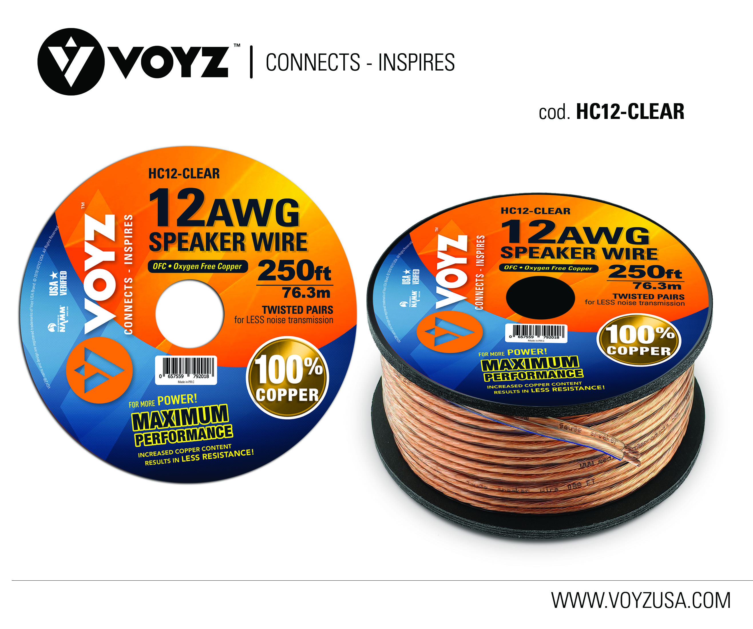 VISUAL ARTWORK HC12-CLEAR